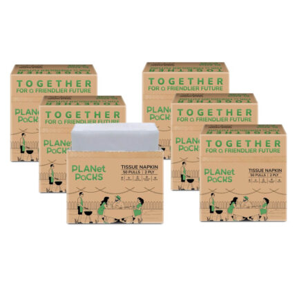 Tissue Napkin 2-Ply 50 Pulls - Pack of 6